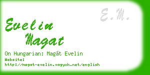 evelin magat business card